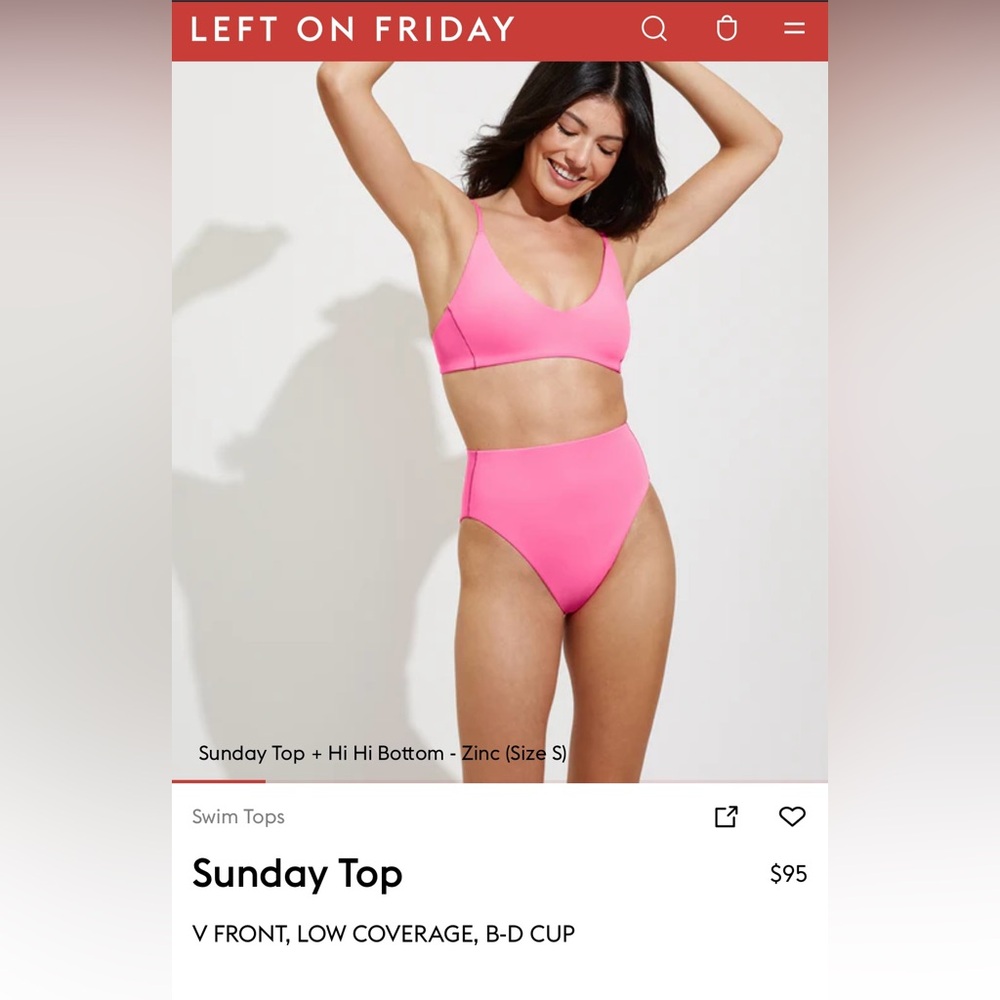 Sunday Top from Left on Friday